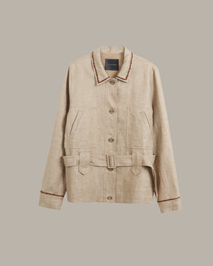 Classic Belted Utility Jacket