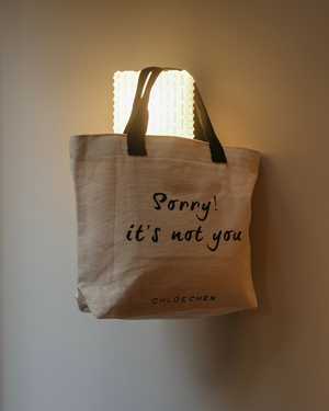 SORRY Canvas Tote Bag