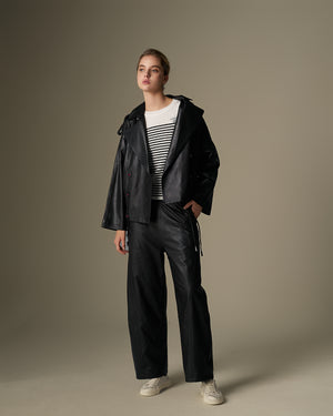 Balloon Leather Jacket