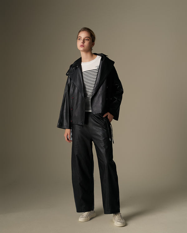Balloon Leather Jacket