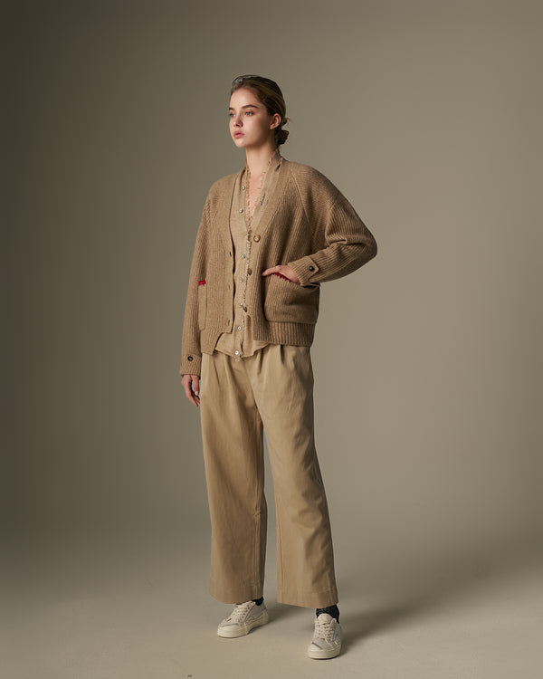 Yak Wool Knitted Cardigan