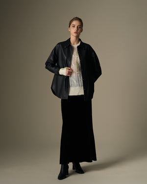 Leather Overshirt