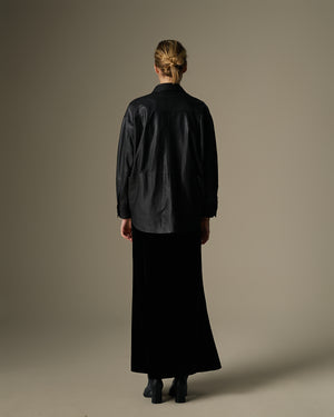 Leather Overshirt