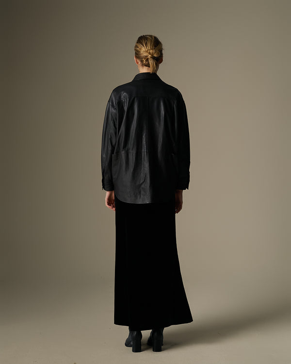 Leather Overshirt