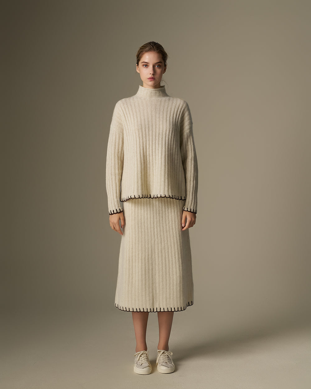 Yak Wool Turtleneck Sweater