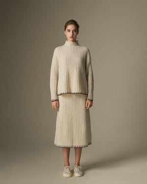Yak Wool Turtleneck Sweater