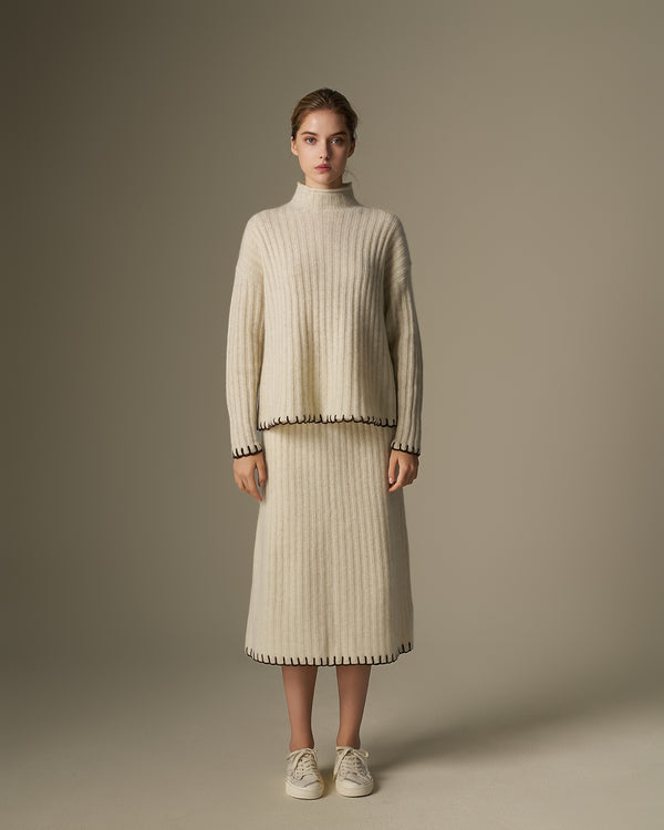 Yak Wool Turtleneck Sweater