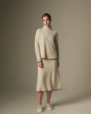 Yak Wool Turtleneck Sweater