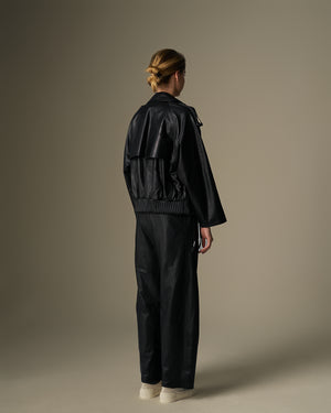 Balloon Leather Jacket