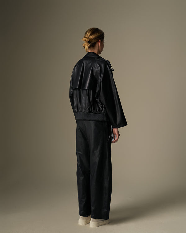 Balloon Leather Jacket