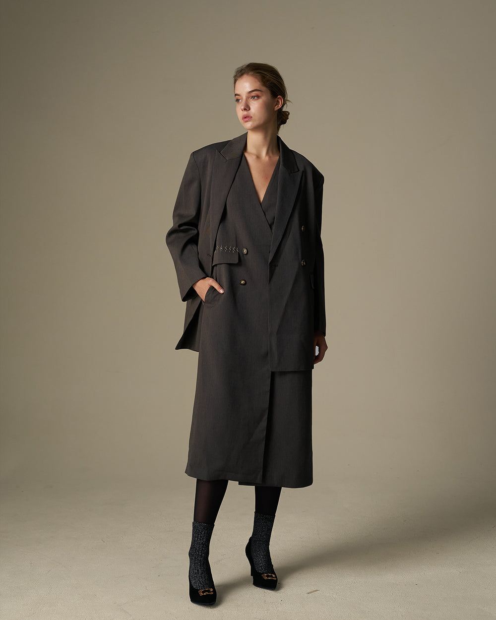 Double-Breasted Blazer