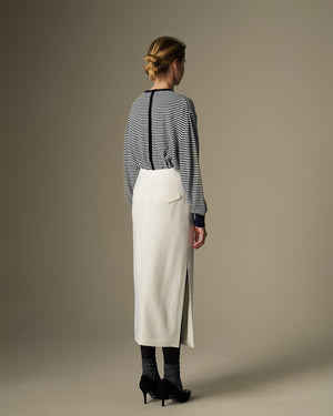 Wool Midi Skirt