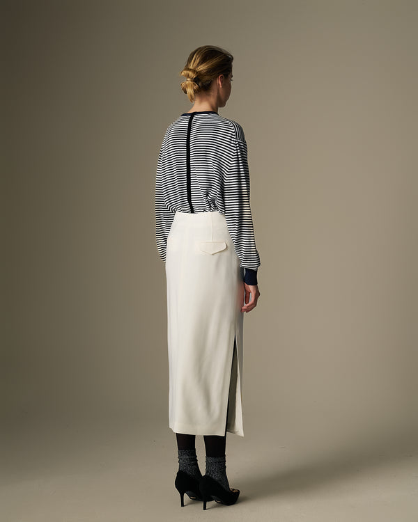 Wool Midi Skirt