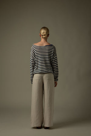 Drawstring Waist Long Pants
