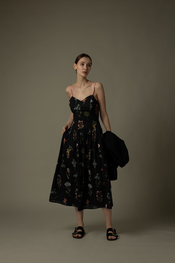 Floral Charm Strap Sundress