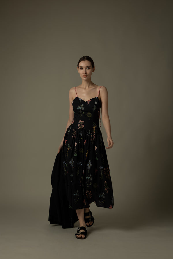 Floral Charm Strap Sundress