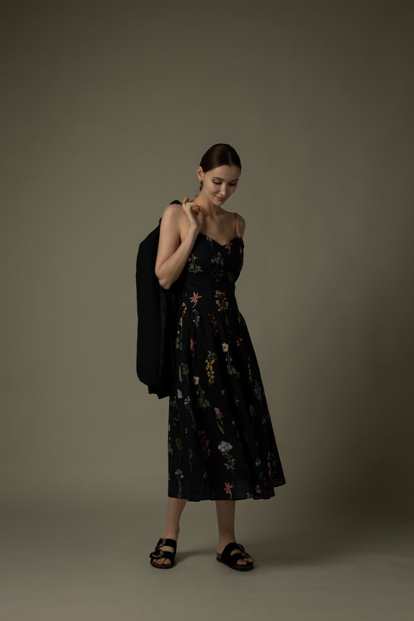 Floral Charm Strap Sundress