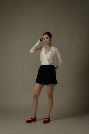 Braided Drawstrings Shorts