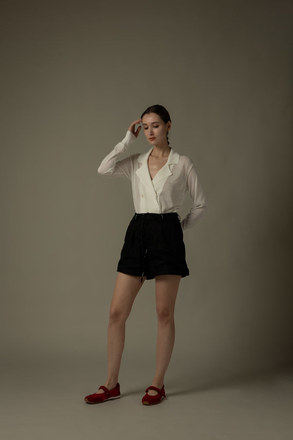 Braided Drawstrings Shorts