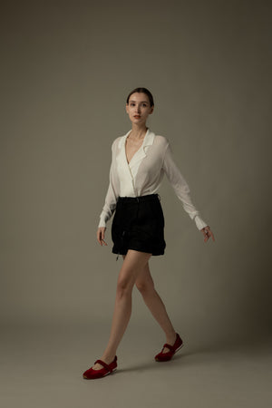 Braided Drawstrings Shorts