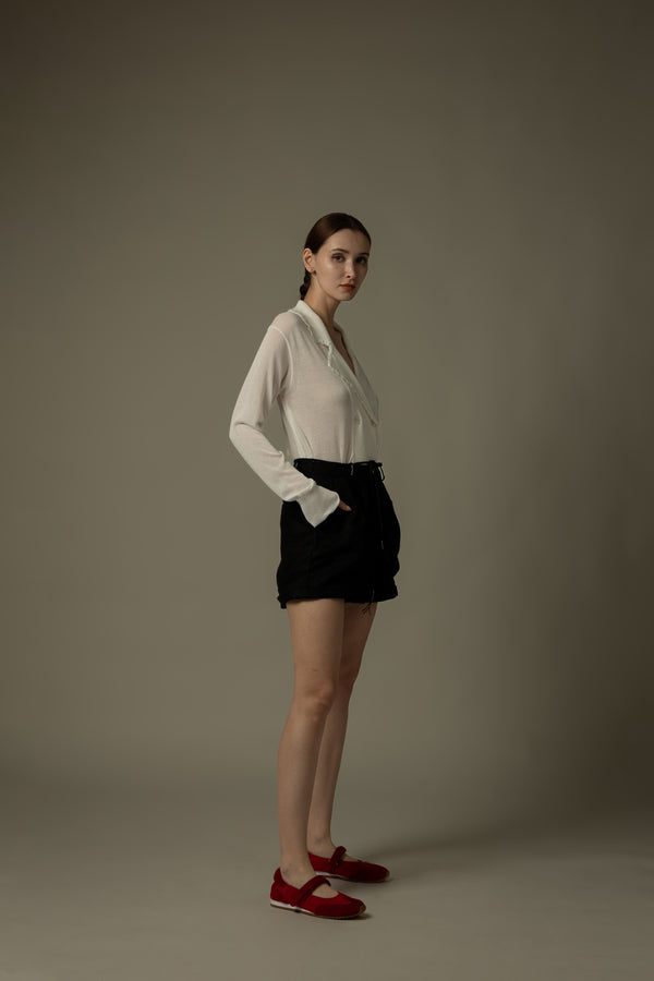 Braided Drawstrings Shorts