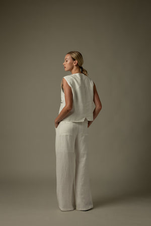 Drawstring Waist Long Pants