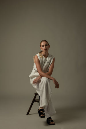 Drawstring Waist Long Pants