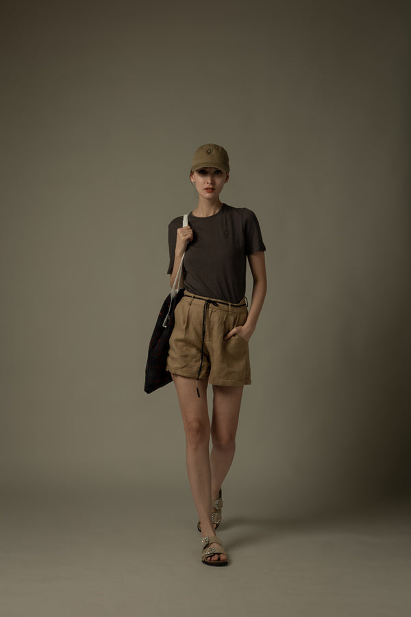 Braided Drawstrings Shorts