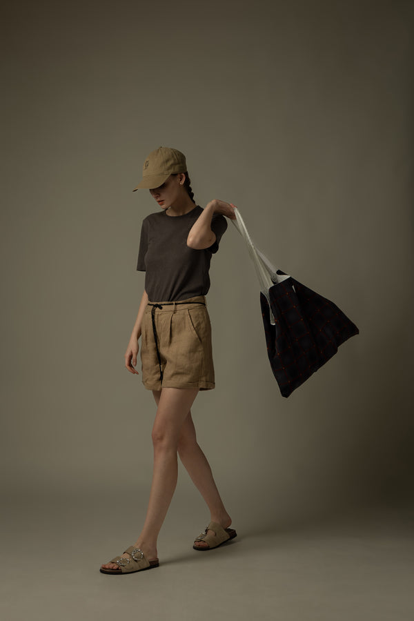 Braided Drawstrings Shorts