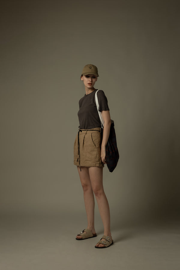 Braided Drawstrings Shorts