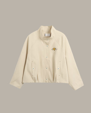 寬版束腰西裝外套