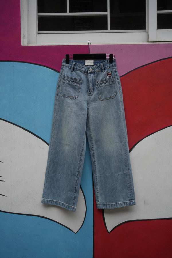 Frenchie Pockets Denim Jeans