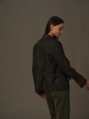 Classic Belted Utility Jacket