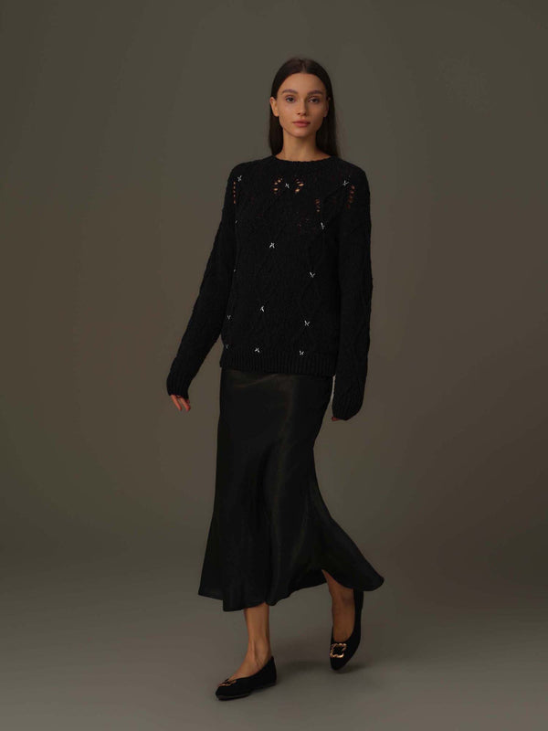 Cross Stitch Warmth Knit Jumper