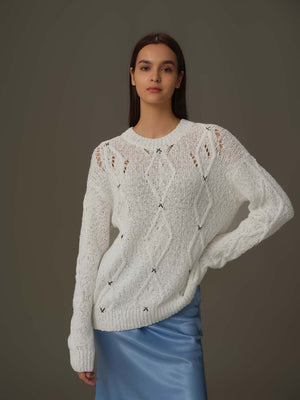 Cross Stitch Warmth Knit Jumper