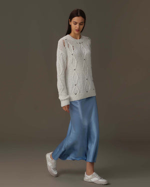 Cross Stitch Warmth Knit Jumper