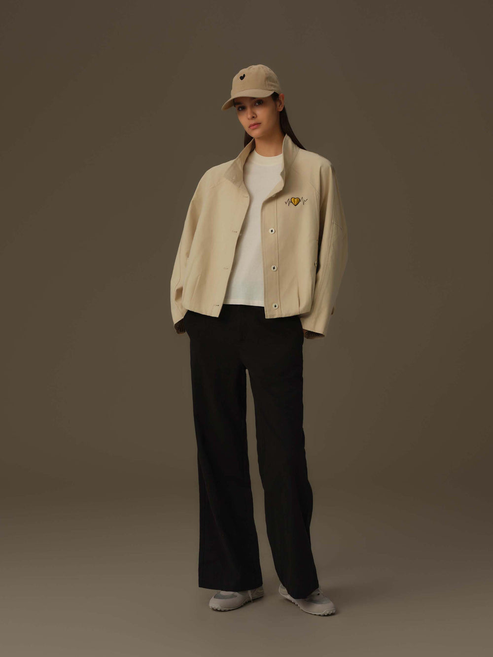 Wide-Leg Tailored Trousers