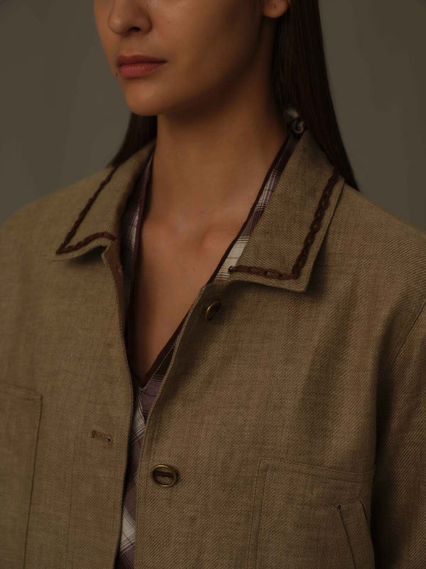 Classic Belted Utility Jacket