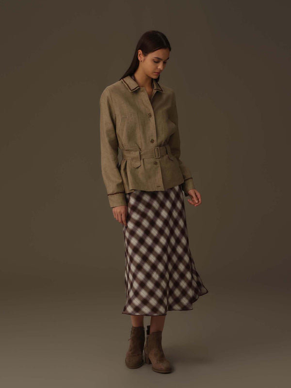 Classic Belted Utility Jacket