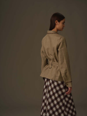 Classic Belted Utility Jacket