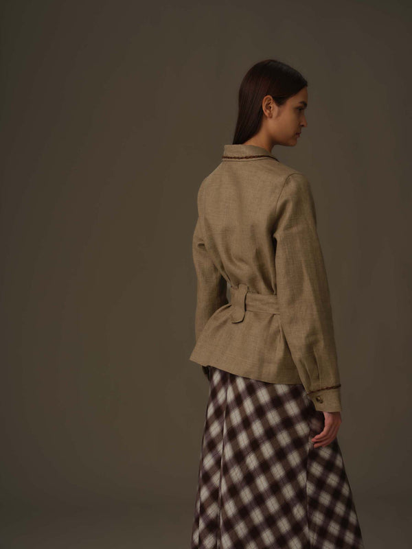 Classic Belted Utility Jacket