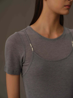 Two-Layers Short Sleeve Tee