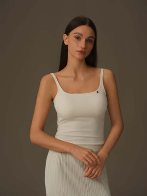 Two-Tone Straps Tank Top