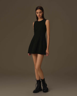 Fit-and-Flare Tank Dress