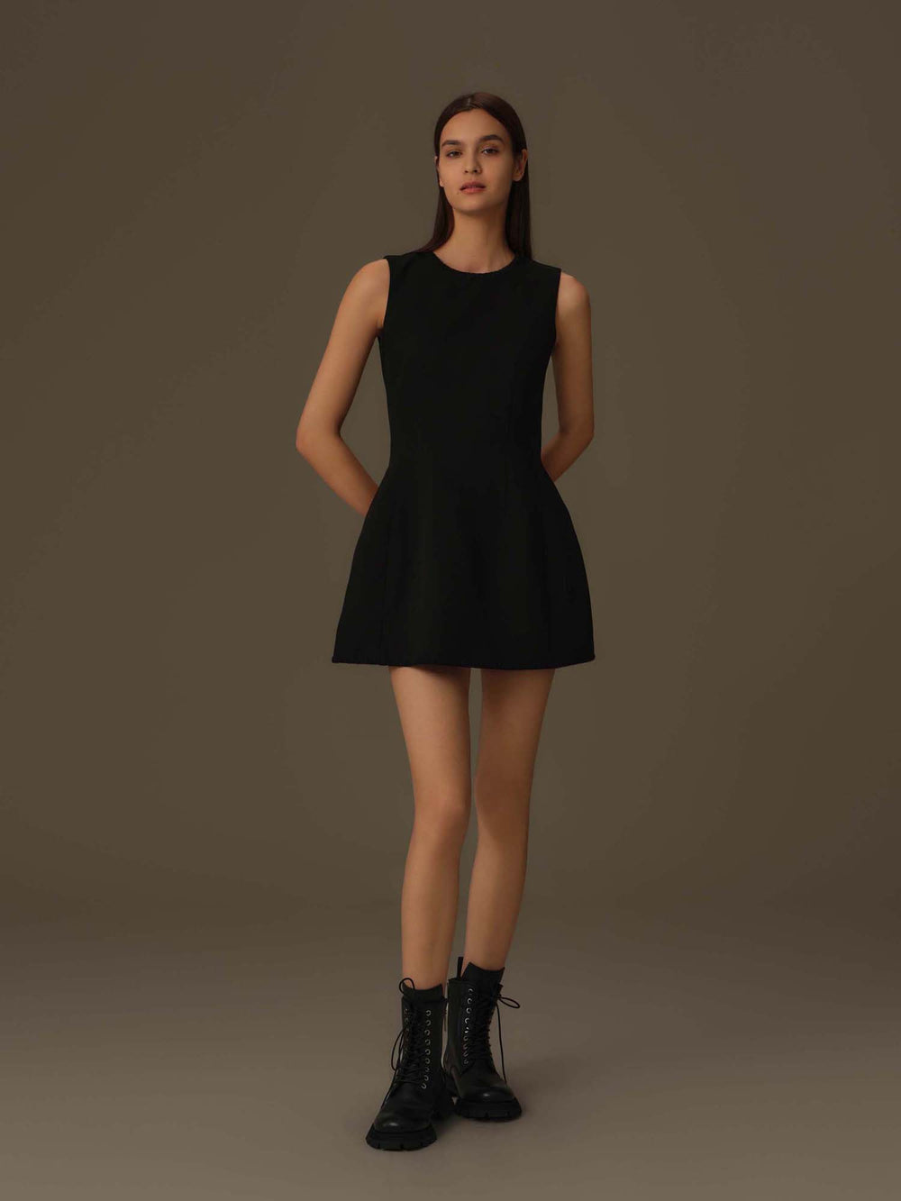 Fit-and-Flare Tank Dress
