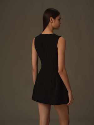 Fit-and-Flare Tank Dress