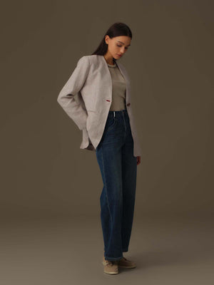 100% Linen Classic Blazer
