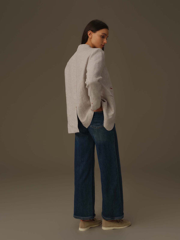 100% Linen Classic Blazer