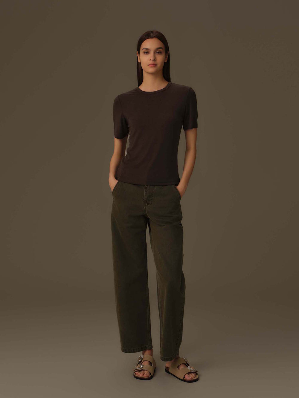 Cross-Stitch Accent Tee