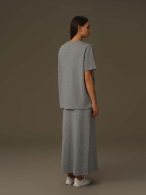 Heart-Embroidered Everyday Tee